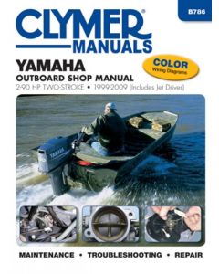 Yamaha 2-90 HP Two-Stroke Outboard and Jet Drive (99-02) Clymer Owners Marine Service & Repair Manual 