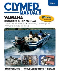 Yamaha 115 - 250 HP Two-Stroke Outboard and Jet Drives (99-02) Clymer Owners Marine Service & Repair Manual