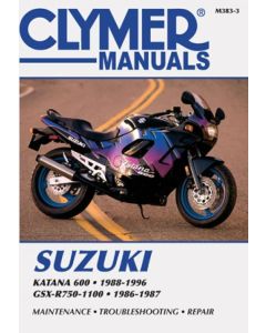 Suzuki Katana 600 (88-96) / GSXR750, GSXR750R, GSXR1100 (86- 87) Clymer Owners Service & Repair Manual