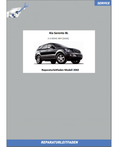 KIA Sorento BL Werkstatthandbuch 2.4 DOHC MFI