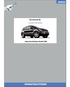 KIA Sorento BL (02-04) Werkstatthandbuch 2.5 Liter CRDI Diesel