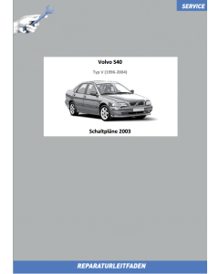 Volvo S40 Werkstatthandbuch Schaltpläne 2003