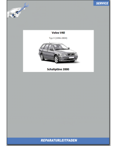 Volvo V40 Werkstatthandbuch Schaltpläne 2000