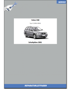 Volvo V40 Werkstatthandbuch Schaltpläne 2001