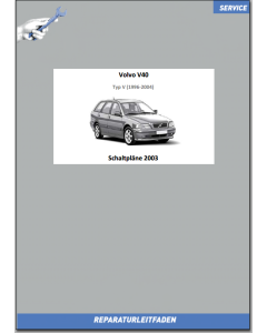 Volvo V40 Werkstatthandbuch Schaltpläne 2003