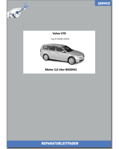 Volvo V70 B Werkstatthandbuch Motor 2,0 Liter Benziner B4204S3