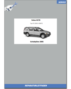 Volvo XC70 Werkstatthandbuch Schaltpläne 2005