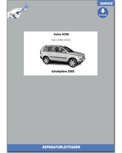 eBook Volvo XC90 (2003) Werkstatthandbuch Schaltpläne