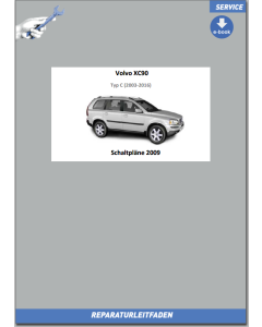 eBook Volvo XC90 (2009) Werkstatthandbuch Schaltpläne 