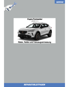 eBook Cupra Formentor (2020 ➤) Räder, Reifen und Fahrzeugvermessung