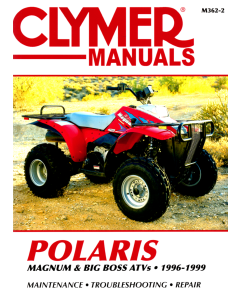 Polaris Magnum & Big Boss ATVs (96-99) Repair Manual Clymer Reparaturanleitung