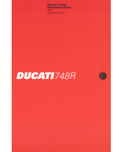 Ducati 748R (2001) - Werkstatthandbuch / Manuel d'atelier