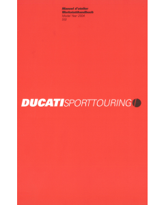 Ducati Sporttouring St3 (2004) - Werkstatthandbuch/Manuel d'atelier