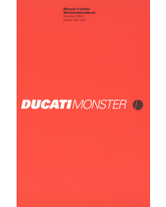 Ducati Monster 900i.e. (2001) - Werkstatthandbuch/Manuel d'atelier