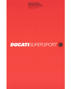 Ducati Supersport 750 750 Sport (2002) - Werkstatthandbuch/Manuel d'atelier