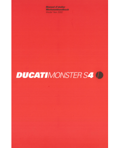 Ducati Monster S4 (2002) - Werkstatthandbuch/Manuel d'atelier