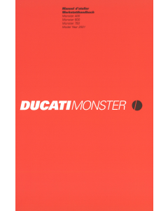 Ducati Monster 400 600 750 (2001) - Werkstatthandbuch/Manuel d'atelier