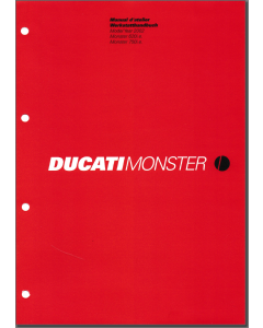 Ducati Monster 620i.e. / 750i.e. (2002) - Werkstatthandbuch / Manuel d'ateliere