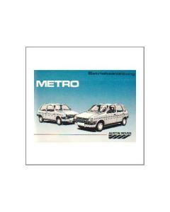Austin Rover Metro (>88) - Betriebsanleitung