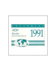 Chevrolet Beretta (91>) - Owner manual