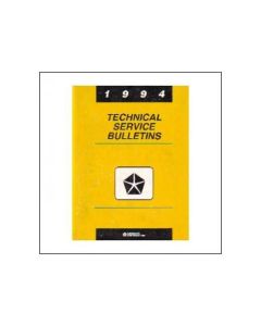Chrysler Technical Service Bulletins (94) - Werkstatthandbuch