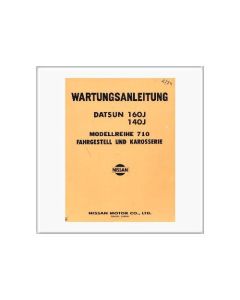 Datsun 140/160 J - Werkstatthandbuch