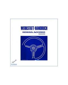 Honda Accord 1,6 SY (>82) - Werkstatthandbuch Nachtrag