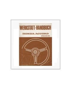 Honda Accord 1979 - Ergänzung Werkstatthandbuch