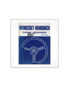 Honda Accord 1983 - Nachtrag Werkstatthandbuch