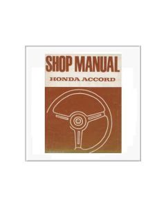 Honda Accord von 1977 - Workshop Manual