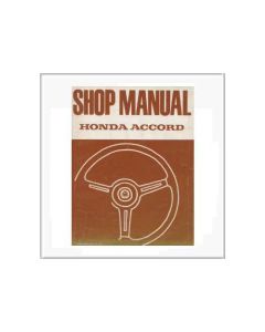 Honda Accord von 1977 - Workshop Manual