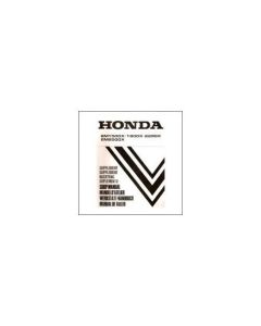 Honda EM 1500x/1800x/2200x/2500x - Werkstatthandbuch - Nachtrag