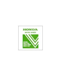 Honda WH 15X / WH 20X (85>) - Werkstatthandbuch und Nachtrag extra (92)