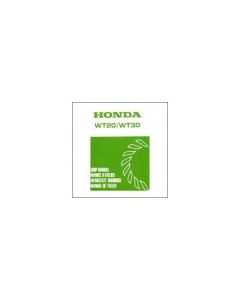 Honda WT 20 - WT 30 (82>) - Werkstatthandbuch
