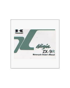 Kawasaki ZX-9R - Owner`s Manual