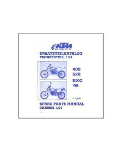 KTM 400/620 RXC - Ersatzteilkatalog Fahrgestell 1995