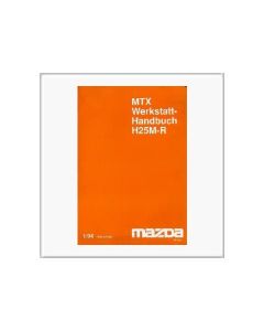 Mazda MTX Getriebe - Werkstatthandbuch