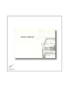 Mercedes-Benz 300 D 2,5 Turbo (84>) Owner`s Manual 1990
