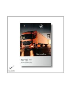 Mercedes-Benz Axor 940-954 (01>) Operating Instructions 2009