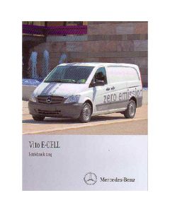 Mercedes Vito E-Cell Zero Emission - Betriebsanleitung