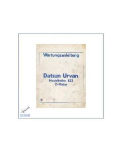 Nissan Datsun Urvan E23 Z-Motor - Wartungsanleitung