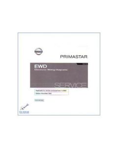 Nissan Primastar X83 Schaltpläne (02-07) - Werkstatthandbuch CD