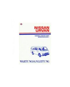 Nissan Urvan E24 & Ergänzung-I - Wartungsanleitung