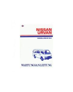 Nissan Urvan E24 - Wartungsanleitung