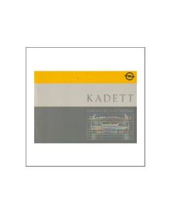 Opel Kadett 1987 - Betriebsanleitung