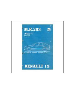 Renault 19 - Einpunkt-Einspritzanlage - Werkstatthandbuch