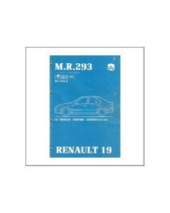 Renault 19 - Einpunkt-Einspritzanlage - Werkstatthandbuch