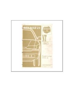 Renault 21 - Einspritzanlage - Werkstatthandbuch