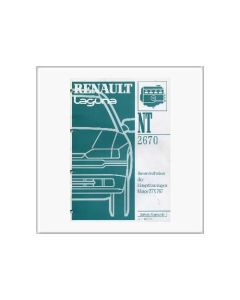 Renault Laguna Einspritzanlage - Werkstatthandbuch