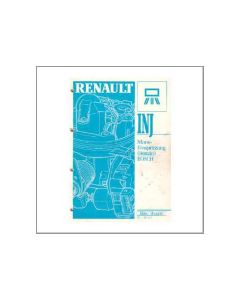 Renault Mono-Einspritzung - Werkstatthandbuch